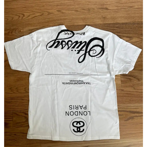 Stussy x Takahiro Miyashita The Soloist World Tour Collection T-shirt White L - Picture 2 of 2